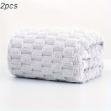 2-Piece -"Quick-Dry" Luxury Microfiber Bath Towels, 2pcs Ultra Absorbent & Soft Waffle Weave, Quick Dry For Spa, Gym, Travel