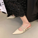kamames kamames Wind Baotou Sandals Women Leisure Vacation Women's Shoes 2023 Summer New Niche Fairy Shoes French Water Diamond Cool