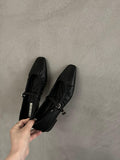kamames kamames Silver French Spring And Autumn Small Single Shoes Women's 2024 New Hot Style With Skirt Mary Jane Evening Shoes