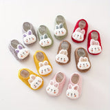 Baby Girls Toddler Shoes Socks Cute Animal Doll, Baby Floor Socks Soft Soled Warm Thick Non-slip Socks Slipper For Autumn And Winter