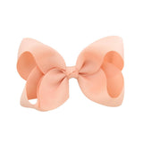 1Piece Solid Grosgrain Ribbon Hair Bows With Clip For Cute Girls Handmade Hair Clips Barrettes Hairpins Kids Hair Accessories