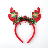 2021 New Year Women Girls Cute Christmas Antlers Santa Claus Hairbands Sweet Hair Decorate Headband Fashion Hair Accessories