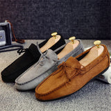 Men Shoes Black Blue Red Loafers Slip on Male Walking Footwear Driving Moccasin Soft Comfortable Casual Shoes Men Sneakers Flats