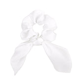 Candy Color Women Hair Scrunchie Bows Ponytail Holder Hairband Bow Knot Scrunchy Girls Hair Ties Hair Accessories