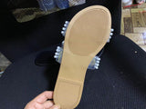 kamames ZAR 2022 Summer New Women's Shoes With Girly Beach Shoes Casual Flat Pearl Slippers For Women's Outer Wear Luxury Plus Size 43