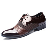 kamames kamames 7202 Three Color Wine Red Fashion Korean Leather Shoes Men OPP Bag Packaging No Shoe Box