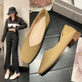 kamames kamames Single Shoes For Spring 2023 New Low Heel Maternity Shoes With Soft Sole Casual Women's Shoes