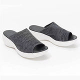 kamames Women's Shoes Summer 2022 Plus Size Wedge Platform Sandals Soft Bottom Beach Muje Ladies Outdoor Light closed toe Flat Slippers