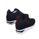 kamames Increase White Women Shoes 2022 Spring Mesh Breathable Sport Casual Shoes Women Wedge Platform Shoes Zapatos De Mujer