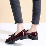 kamames kamames Size Small Leather Shoes Korean Version Summer Shoes With Skirt Single Shoes Female Low Top Casual Shoes Grandma Shoes