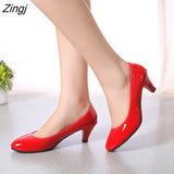 kamames leather Low Heels Shoes Women Professional Shoes Ladies Shallow Mouth Work Shoes Elegant Ladies Office Shoes
