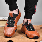 kamames kamames New Spring Octopus Men's Shoes Net Breathable Casual Leather Shoes British Overfoot Lazy Peas Driving Shoes