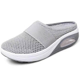 kamames Women's shoes 2022 summer Breathable Mesh women slippers size 43 half drag platform Sandals women Beach Slippers zapatos mujer