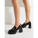 kamames kamames Korean Version Of Mary Jane Women's Shoes With Round Head Thick And Retro Happy Women's Shoes 2024