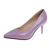 kamames 2023 New Fashion Sandals, Thin High Heels, Shallow Mouth Covers, Single Shoes, Pointed Spot Fashion High Heels