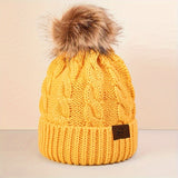 Lightweight Ribbed Knit Beanie - Soft, Warm, and Coldproof with Toggle Closure - Perfect for Women in Autumn and Winter