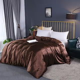 1pc Elegant Satin Duvet Cover - Silky Textured, Hypoallergenic, Hotel-Quality for Home Bedroom