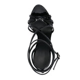 kamames Super High Heel Nightclub Dancing Shoes Large Size Waterproof Platform Banquet Shoes Summer Sandals