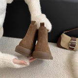 kamames kamames Slim And Comfortable ~ Casual Platform Snow Boots Women's Low-Slip Cotton Boots And Fluffy Shoes