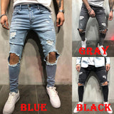 2025 2025 jeans new ripped slim men's trousers New special for 2025 station men's popular trousers