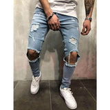 2025 2025 jeans new ripped slim men's trousers New special for 2025 station men's popular trousers