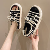 kamames kamames Female Fairy Wind 2024 New Summer Casual Women's Shoes Flat Student Platform Sport Roman Women's Shoes