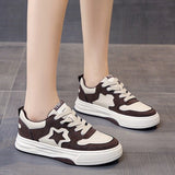 kamames kamames Small White Shoes Female Spring / Summer 2024 New Korean Student Panda Lace Sneakers Niche Platform Casual Shoes