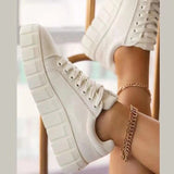 kamames kamames New Wish Independent Station Large Size Leisure Sports Flat Shoes Tie Canvas Shoes Women's Shoes