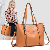 202KAMAMES Cowhide shoulder large bag women's  new large-capacity tote bag simple handbag women's genuine leather women's bag