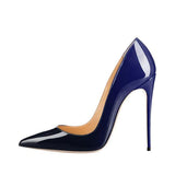 kamames Changing Color Shoes Woman High Heels Wedding Shoes Women Pumps Pointed Toe Sexy 12 cm Stilettos QP019 ROVICIYA