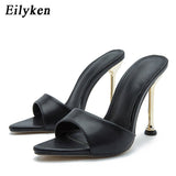 kamames 2023 Designer High Heels Woman Slippers Fashion Pointed Toe Party Prom Slides Shoes Pump Sandals For Ladies