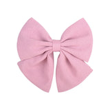 2 Pcs/lot Cute Solid Cotton Hair Bows With Clip For Girls Hair Clips Handmade Hairpins Barrettes Headwear Kids Hair Accessories