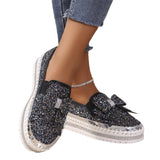 kamames Size Water Drill Shallow Mouth Love Shoes Women's 2024 Summer New Korean Version Of A Thick-Soled Lazy Shoes
