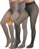 kamames Skin-Penetrating Leggings With Velvet And Warm Feet On Sexy Stewardess Pants Fake Meat-Penetrating Pantyhose
