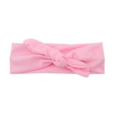 2020 New Baby Nylon Headband Soft Rabbit Bowknot Turban Hair Bands for Children Girls Elastic Headwrap Hair Accessories