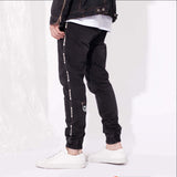 2025 2018 2025 new men's black jeans  new jogger fashion elastic waist denim trousers