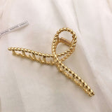 New Women Elegant Gold Silver Hollow Geometric Metal Hair Claws Vintage Hair Clips Headband Hairpins Fashion Hair Accessories