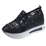 kamames And Autumn Pro-Style Summer Net Sheet Shoes With Thick Heels, Set Feet And Low Upper Casual Shoes Are Fashionable To Wear Overfoot Casual Shoes