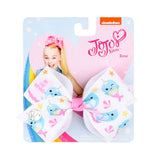 JOJO Bows Jojo Siwa Rainbow Printed Knot Ribbon Bow For Girls Handmade Boutique Hair Clip Children Hair Accessories