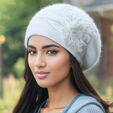 Festive Knitted Beanie Hat for Women: Soft, Warm, And Stylish for Winter - Elastic, Holiday Themed, And Collapsible Design