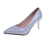 kamames 2023 New Fashion Sandals, Thin High Heels, Shallow Mouth Covers, Single Shoes, Pointed Spot Fashion High Heels