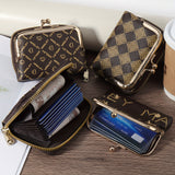 Cute PU Leather Printed Wallet, Ladies Card Coin Holder Purses Wallets, Gift For Women