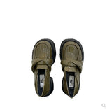 kamames Love Shoes Women's 2024 Autumn New Style Thick Soles Heighten Minority Retro Shoes Single Shoes Are Super Hot