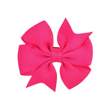 2 Inches Candy Color Baby Mini Small Bowknot Hair Clips For Cute Girls Safety Hairpins Barrettes Headwear Kids Hair Accessories