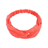 Women Headband Cross Top Knot Elastic Hair Bands Soft Solid Color Girls Hairband Hair Accessories Twisted Knotted Headwrap