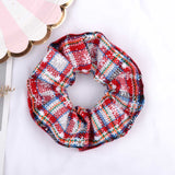 Christmas Hair Scrunchies Accessories Velvet Chiffon Elastic Hair Bands Scrunchy Hair Ties Ropes Scrunchie for Women or Girls