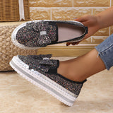 kamames Size Water Drill Shallow Mouth Love Shoes Women's 2024 Summer New Korean Version Of A Thick-Soled Lazy Shoes
