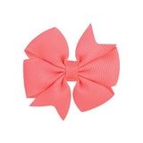 2 Inches Candy Color Baby Mini Small Bowknot Hair Clips For Cute Girls Safety Hairpins Barrettes Headwear Kids Hair Accessories