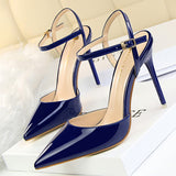 BIGTREE Shoes Patent Leather Heels 2022 Fashion Woman Pumps Stiletto Women Shoes Sexy Party Shoes Women High Heels 12 Colour