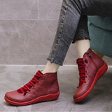 kamames Winter Women's Shoes New Fashion Side Zipper Non-slip Wear-resistant Ankle Boots Large Size High-top Casual Short Boots